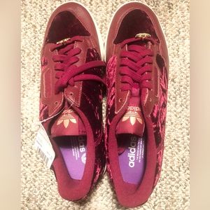 Adidas Red Velvet Sneakers Size 10